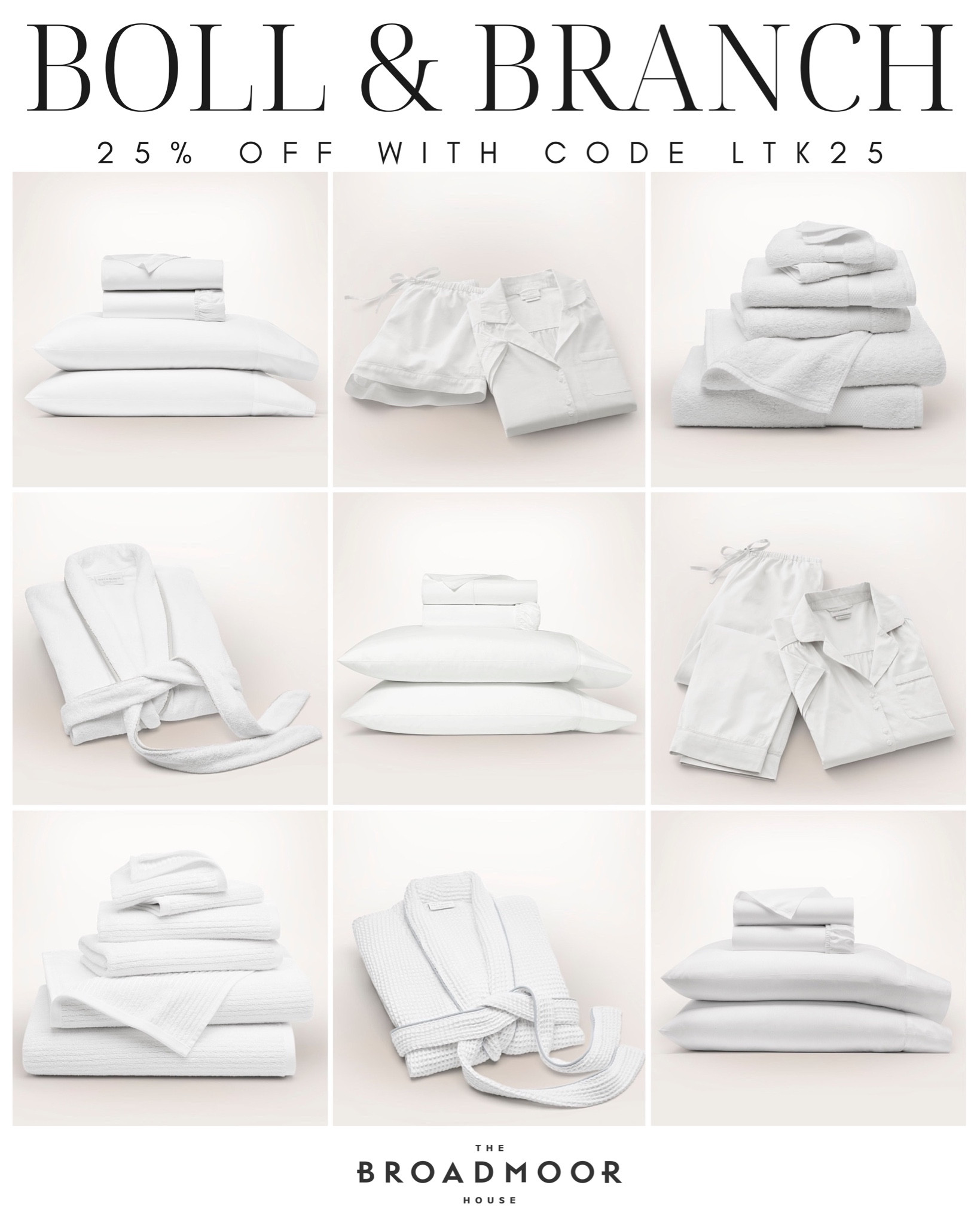 Use code LTK25 for 25% off Boll & Branch!! 



Gift guide, gifts for her, gifts for him, sheets, robe, boll and branch 

#LTKsalealert #LTKhome #LTKGiftGuide