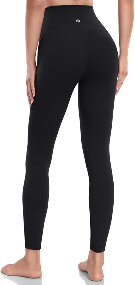 HeyNuts Pure&Plain Workout Pro/Yoga Pro 7/8 Athletic Leggings for Women, High Waisted Compression... | Amazon (US)