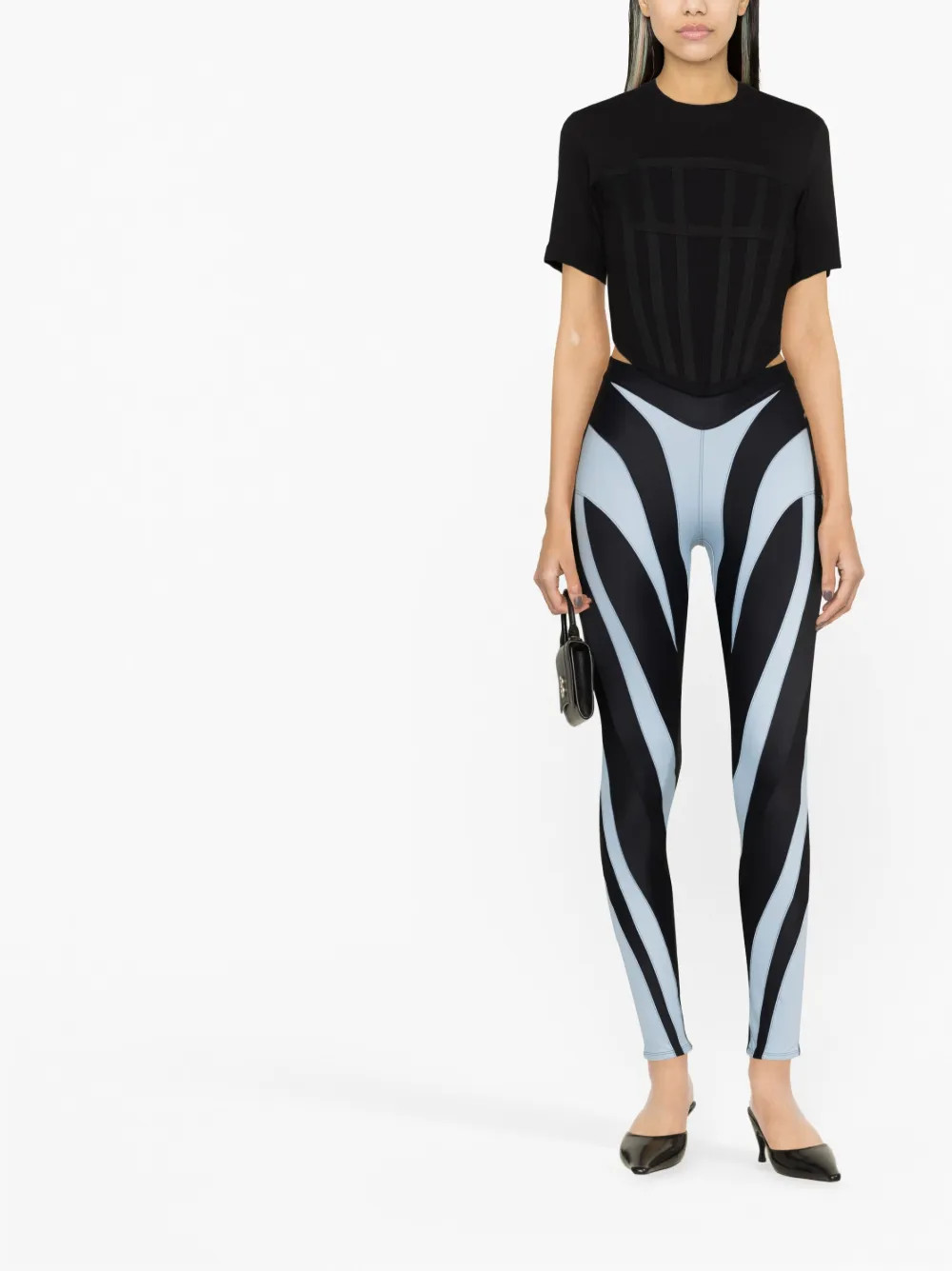 Spiral panelled leggings | Farfetch Global