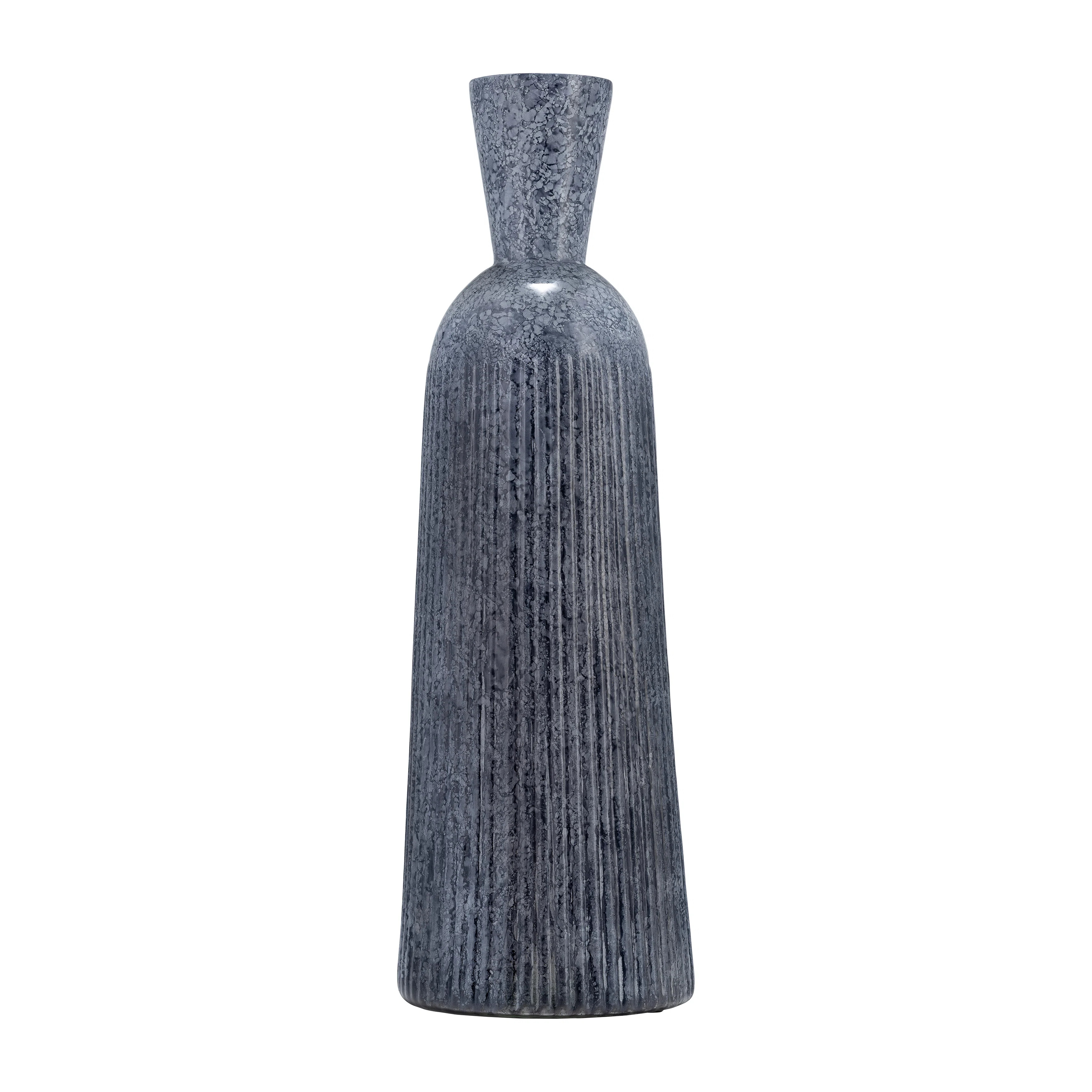 Grooved Glass Vase | Wayfair North America
