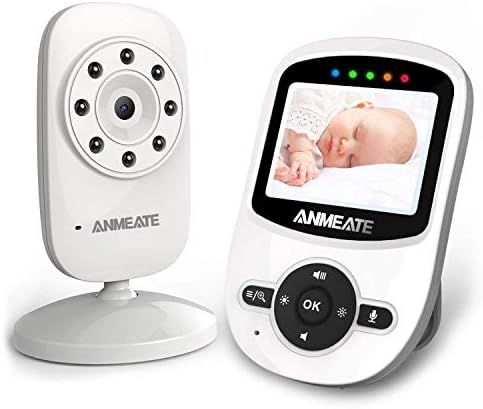 Video Baby Monitor with Digital Camera, ANMEATE Digital 2.4Ghz Wireless Video Monitor with Temper... | Amazon (US)