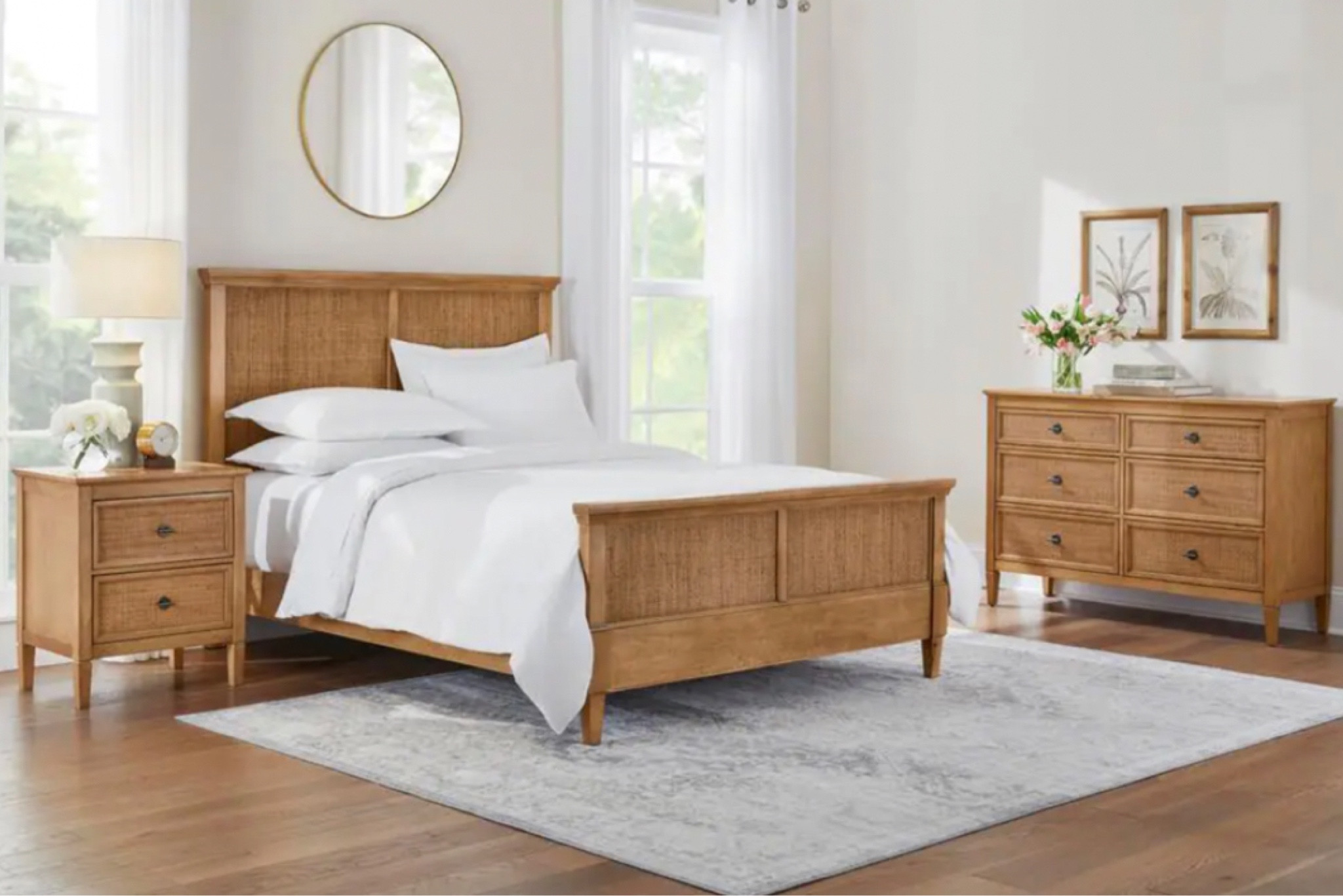 Guest bedroom furniture! Natural wood/cane look 


#LTKhome #LTKstyletip