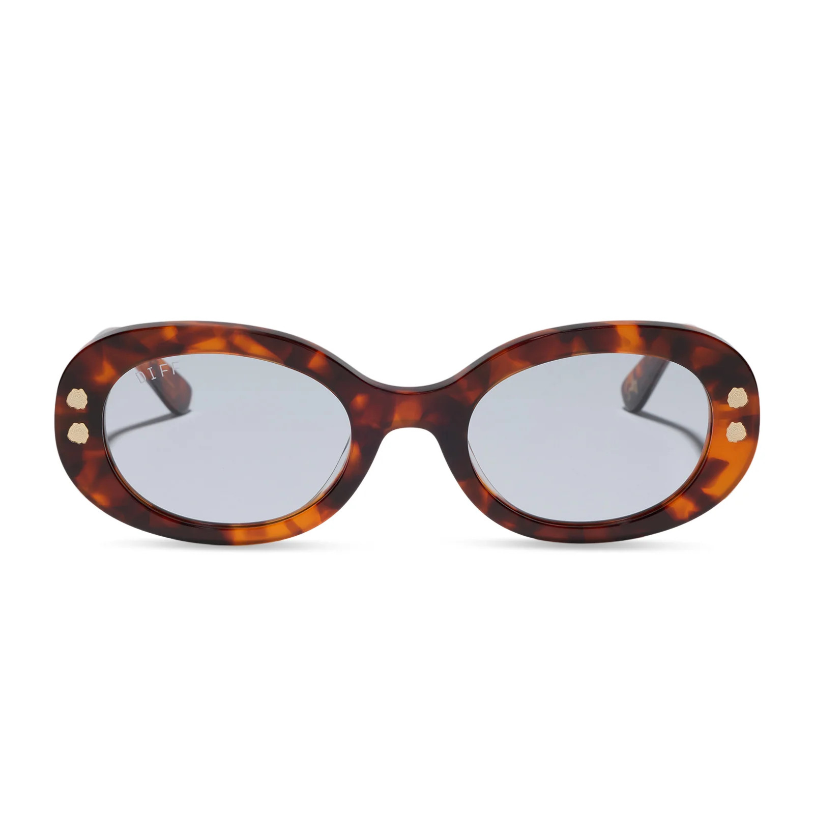 SALLY - TORTOISE + LIGHT BLUE + SUNGLASSES | DIFF Eyewear