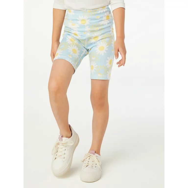 Free Assembly Girls Printed Bike Shorts, Sizes 4-18 | Walmart (US)