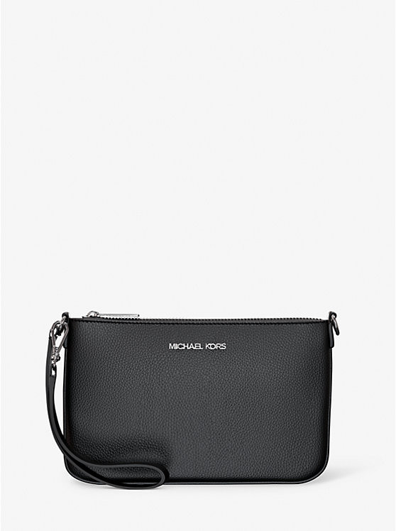 Jet Set Small Pebbled Leather Convertible Wristlet | Michael Kors US