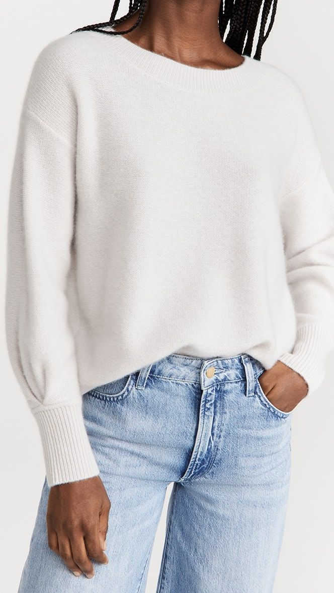 Boiled Boat Neck Cashmere Sweater | Shopbop