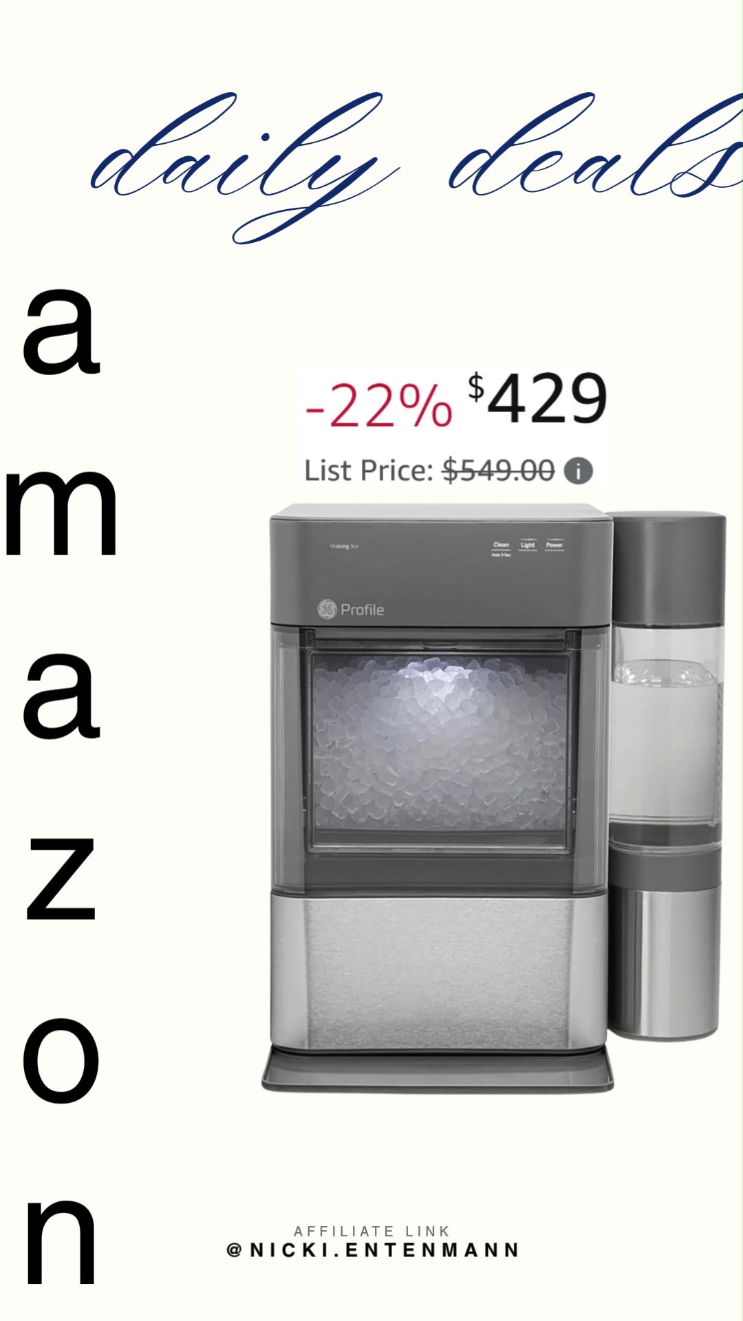 Cool crunch meets countertop convenience with the GE Profile Opal 2.0 XL Nugget Ice Maker, delivering chewable ice and a 1 gallon tank that keeps every sip perfectly refreshing. ❄️🥤✨  

#GEProfileOpal #NuggetIceMaker #CountertopAppliance #KitchenEssentials #HomeAppliances #IceMaker #CrunchableIce #ChewableIce #Drinkware #ModernKitchen 

 #LTKfoodie #LTKHome #LTKSaleAlert
