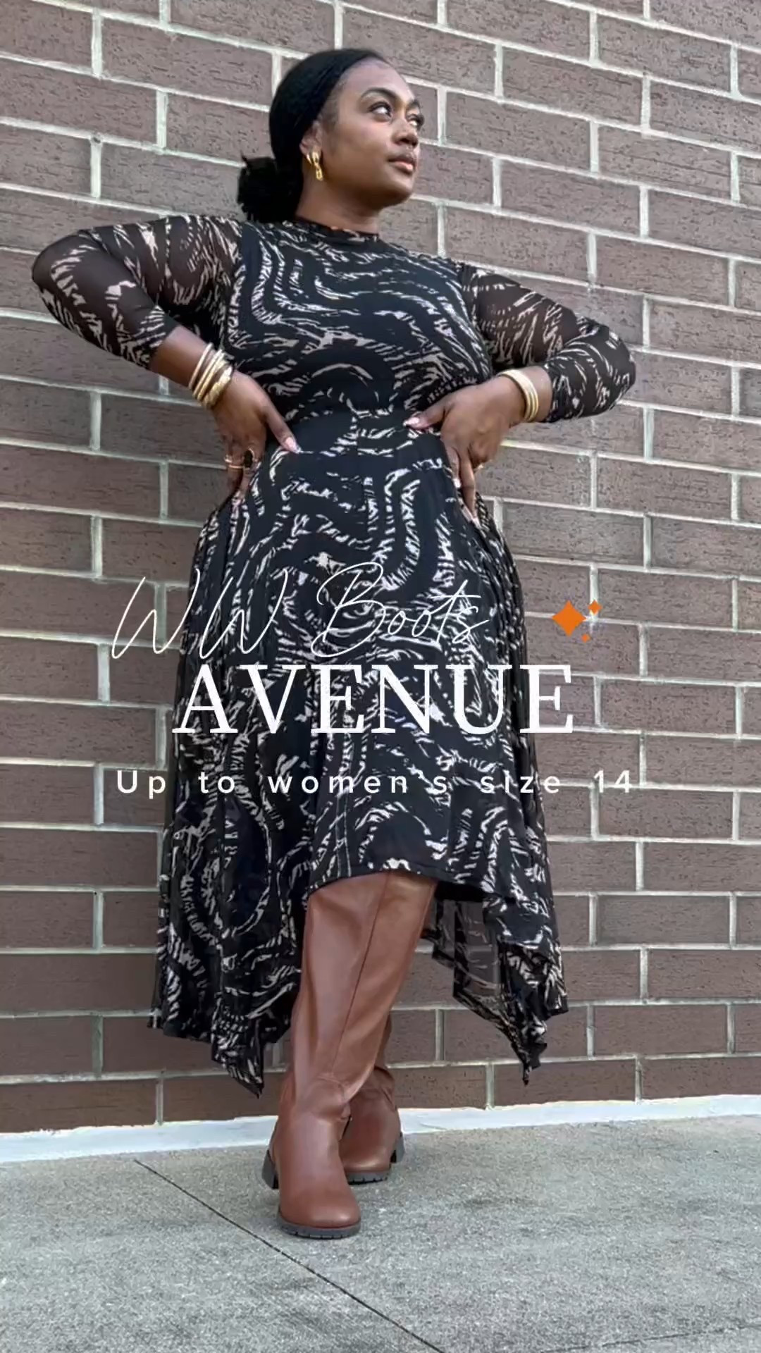Dress and boots from Avenue Clothing. If you are a planner and buy things off season, now is the time to stock up on discounted boots. These are the Milan boots in a size 12  

#LTKMidsize #LTKFindsUnder50 #LTKTall