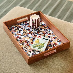 Emma Chamberlain Embellished Button Tray | West Elm (US)