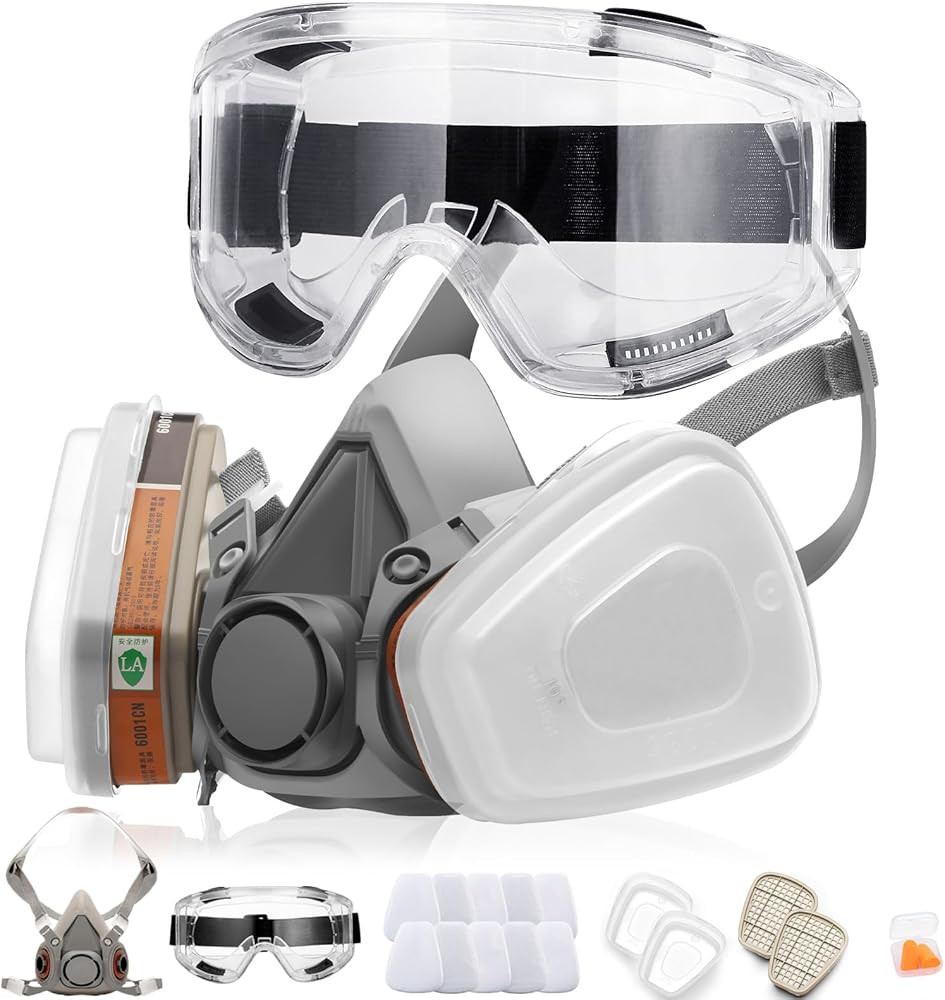 RANKSING Professional 6200 Half Facepiece Reusable Respirator Active Carbon Set with Anti-Fog Saf... | Amazon (CA)