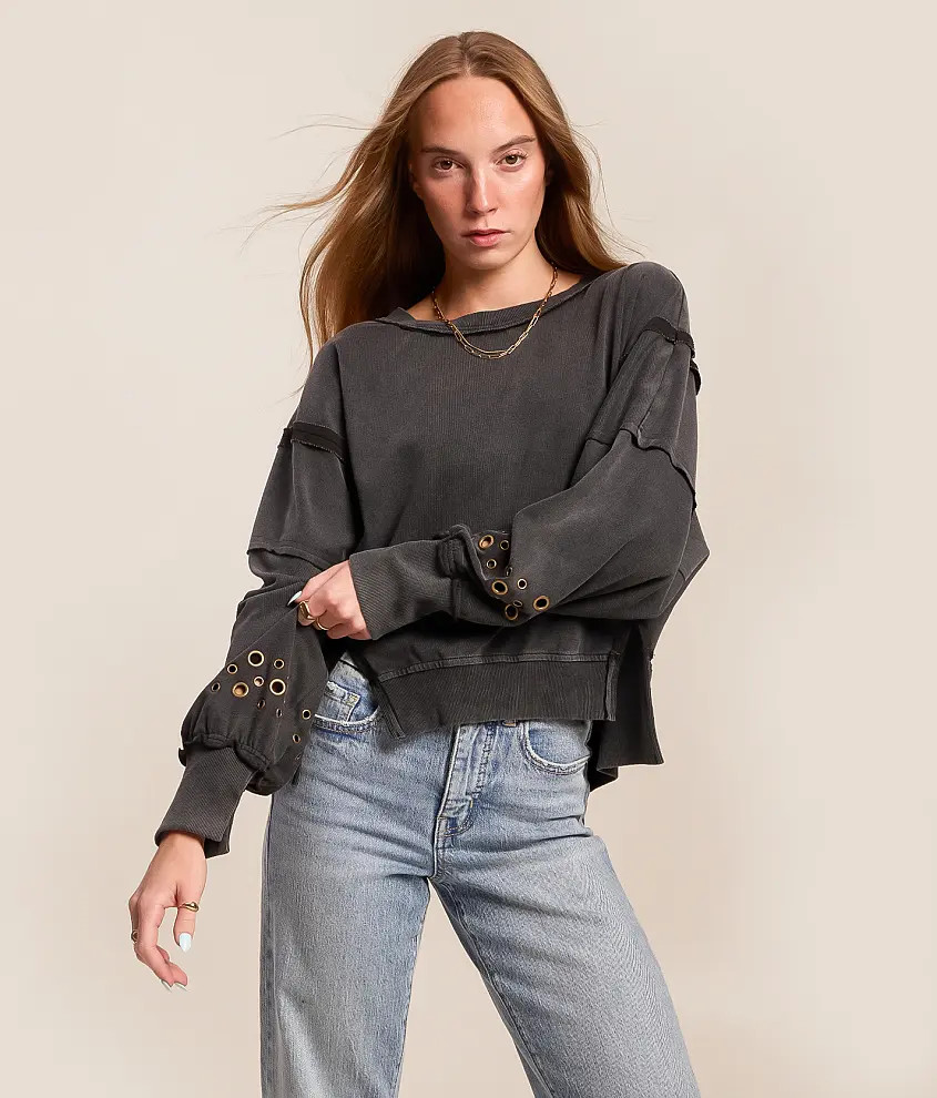Grommet Pullover | Buckle