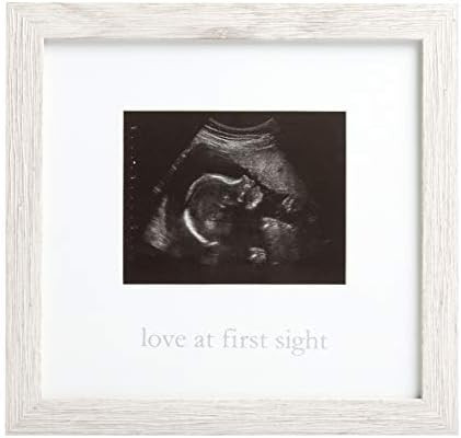 Kate & Milo Rustic Sonogram Love at First Sight Frame, Expecting Parent Gift, Ultrasound Picture ... | Amazon (US)