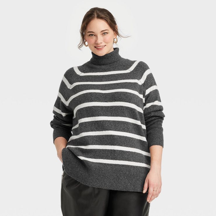Women's Mock Turtleneck Tunic Sweater - A New Day™ | Target