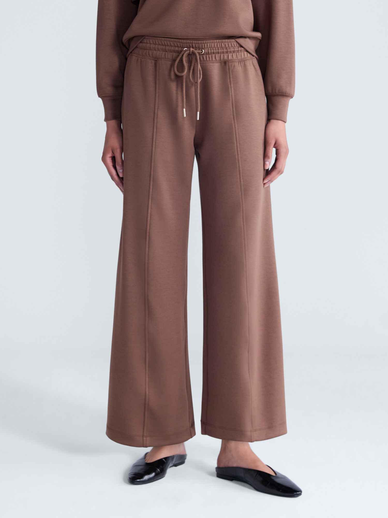 Scoop Women's and Women's Plus Scubaknit Seamed Pants, Regular, Short Lengths, Sizes XS-4X - Walmart.com | Walmart (US)