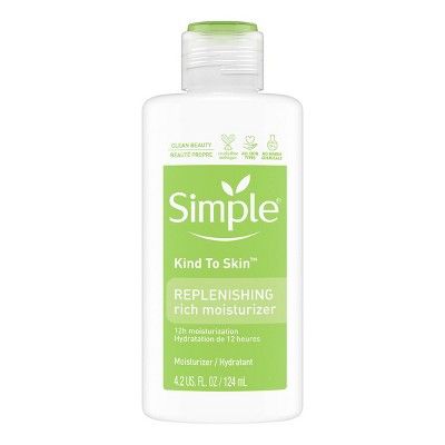 Simple Kind To Skin Replenishing Rich Moisturizer - 4.2oz | Target