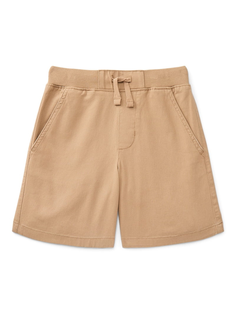Wonder Nation Little Boys Stretch Twill Shorts, Sizes 4-10 | Walmart (US)
