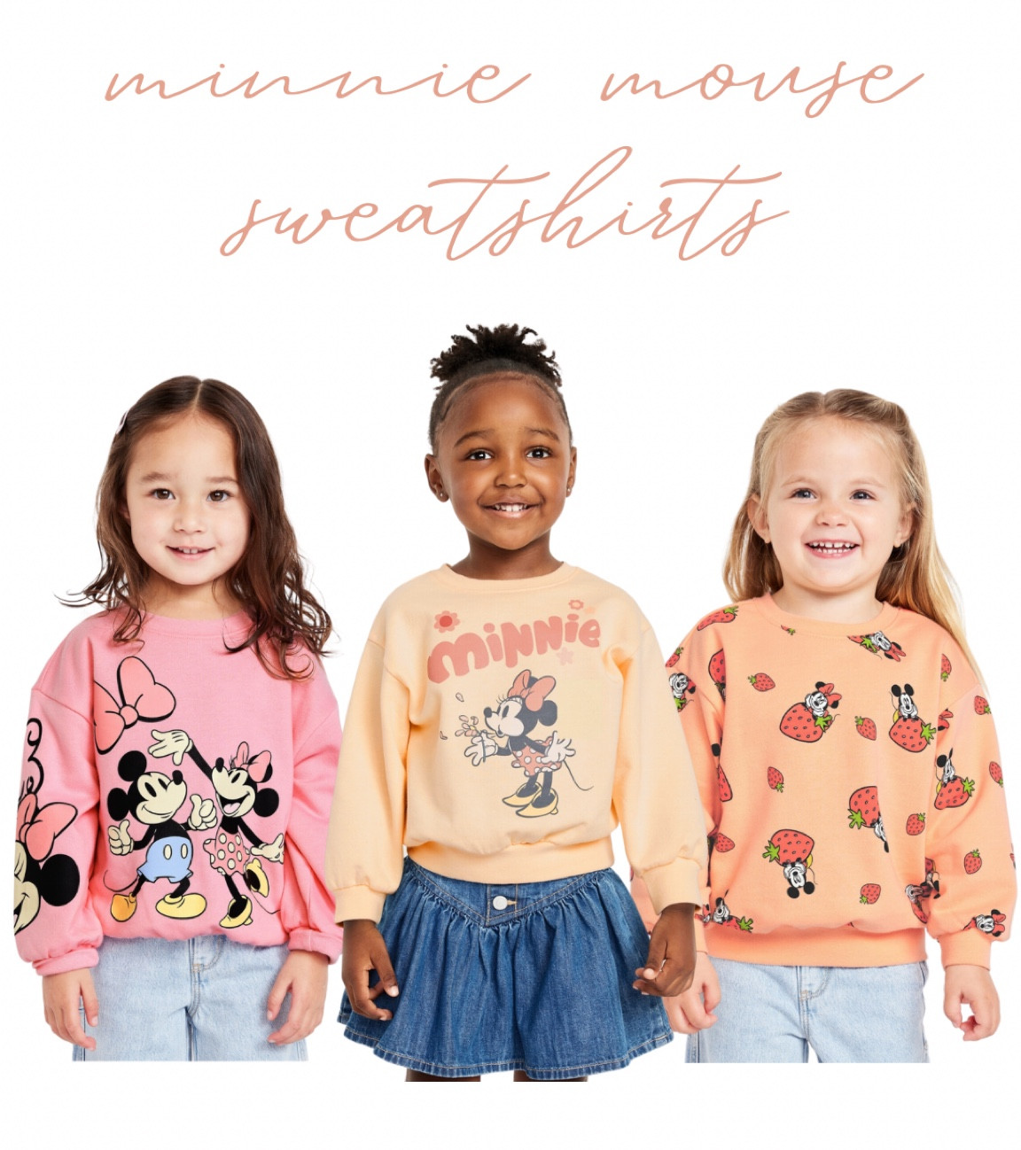 Minnie Mouse sweatshirts! 40% off today!

#LTKBaby #LTKFamily #LTKKids