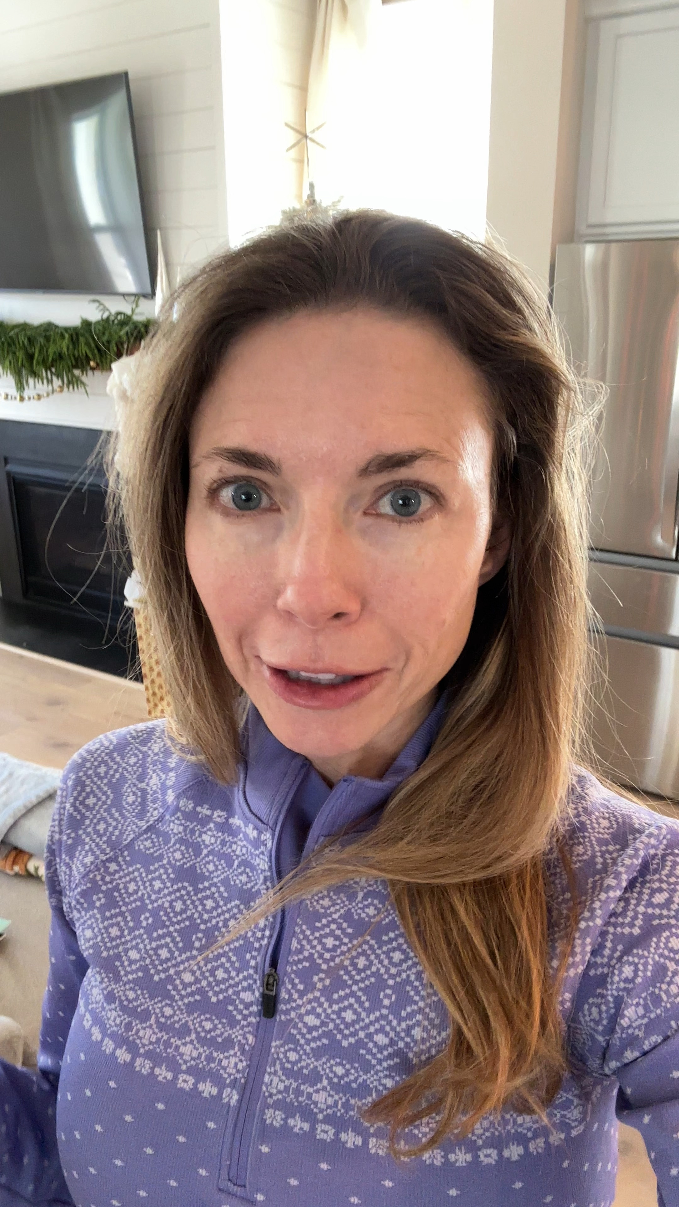 Fair isle workout half zip top!  It brings the holiday season to your workout routine and is so cute!

#LTKHoliday #LTKActive #LTKGiftGuide