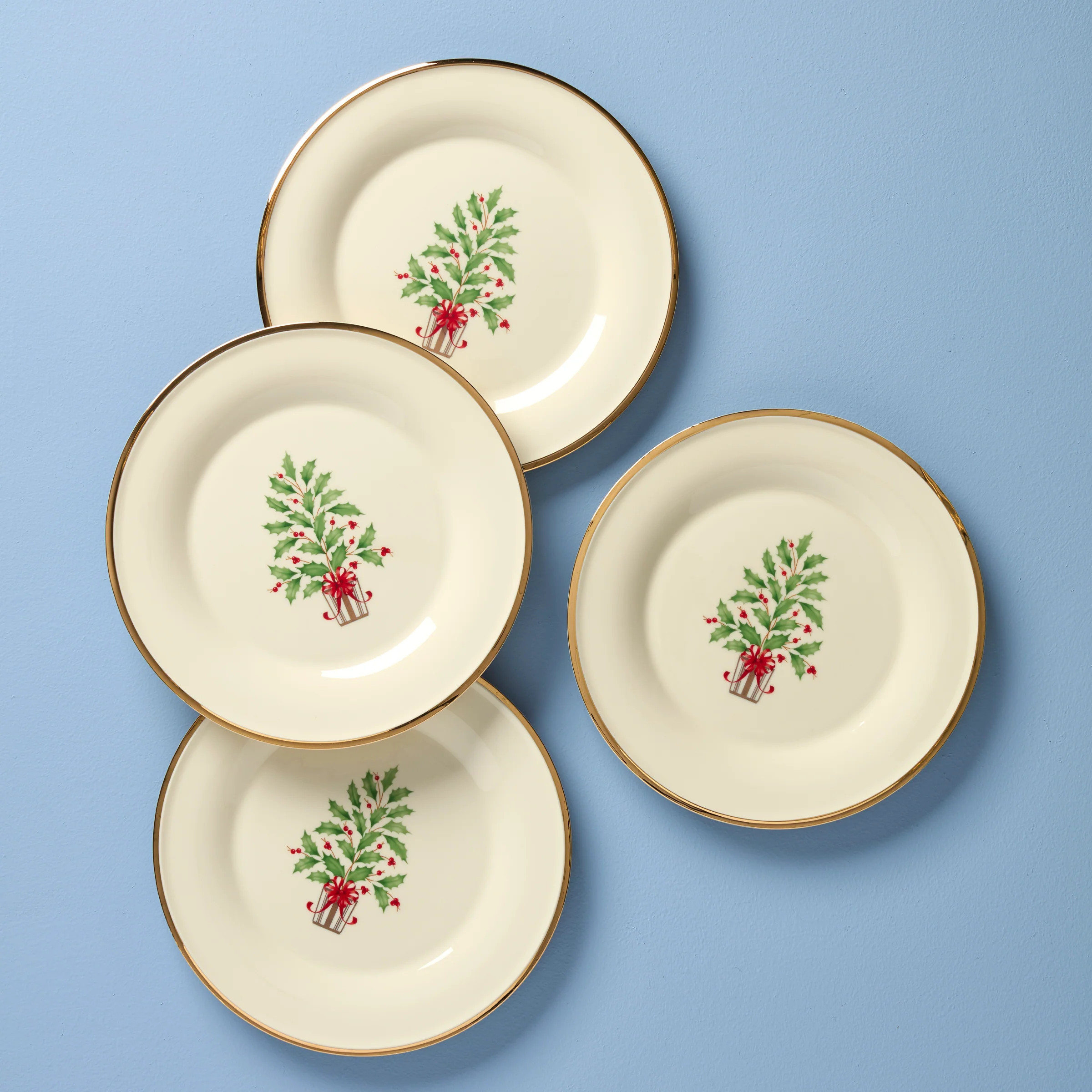 Holiday Tree Accent Plates - Set of 4 | Lenox