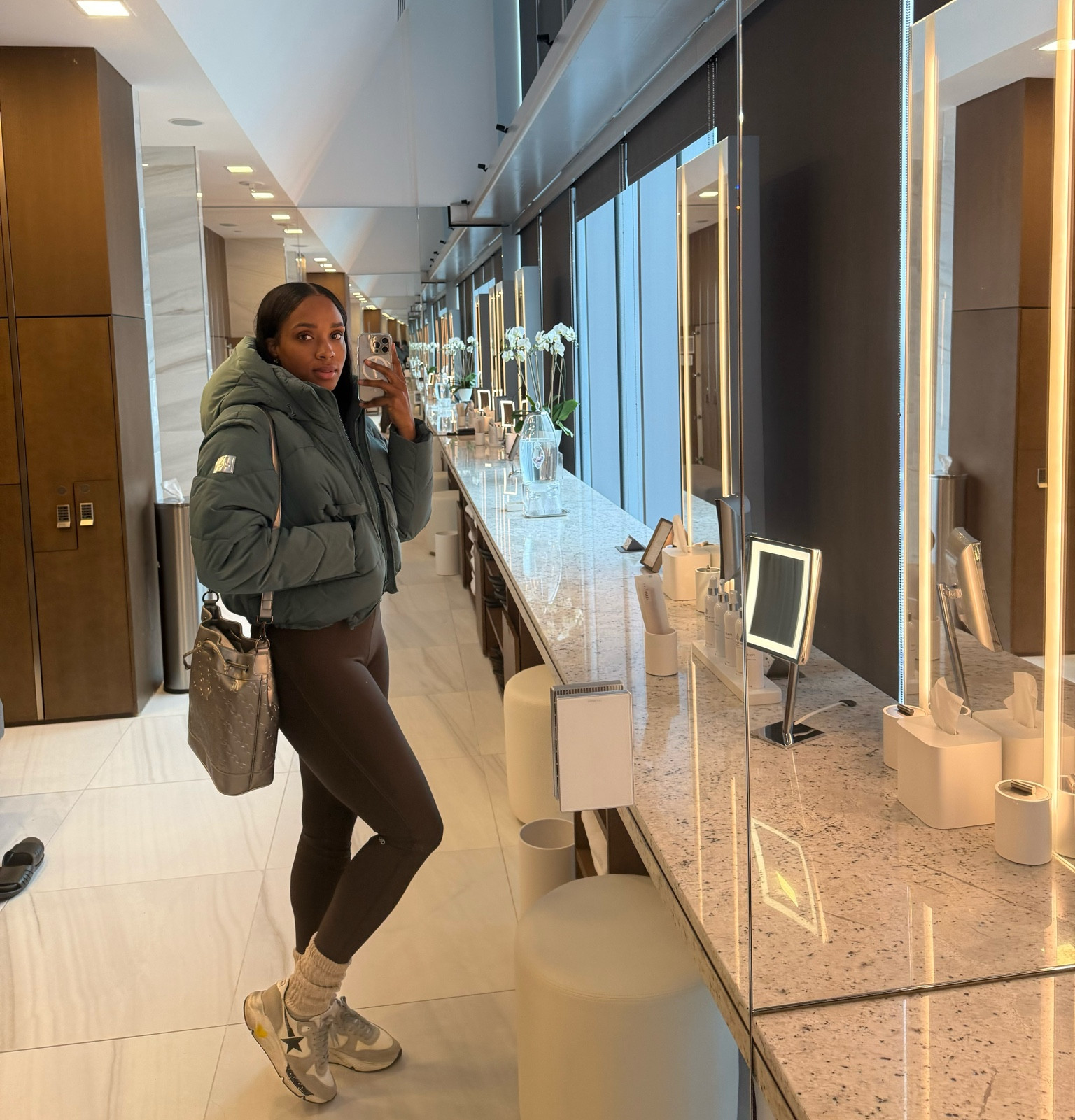 Honestly love the coats that Alo dropped their so warm and cute. I’m wear a large because I like me stuff to fit loose. I could have definitely gotten a medium. My outfit is also a medium 

#LTKU #LTKActive #LTKStyleTip