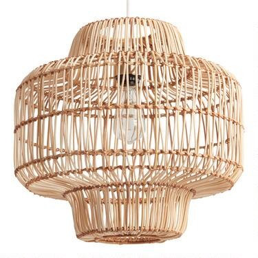 Woven Rattan Lana Pendant Shade | World Market