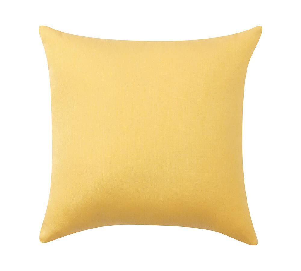 Sunbrella® Solid Indoor/Outdoor Pillows | Pottery Barn (US)