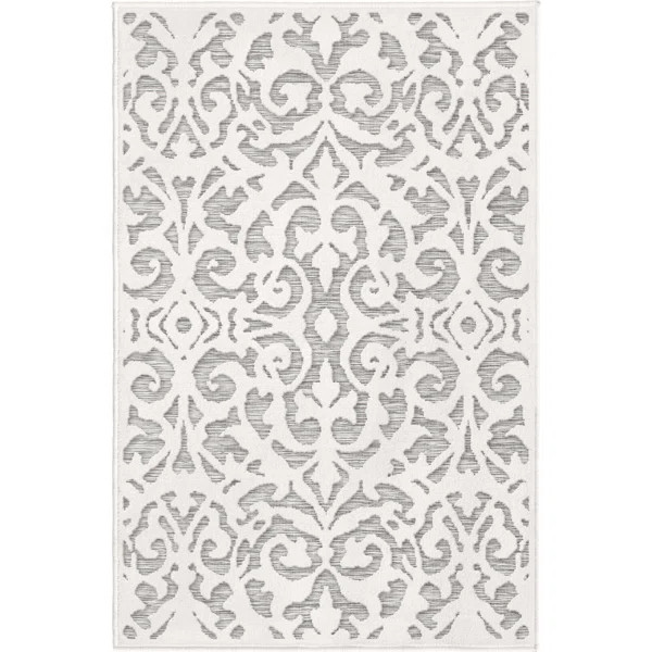 My Texas House Ladybird Natural Gray High Low Indoor Outdoor Rug | Wayfair North America
