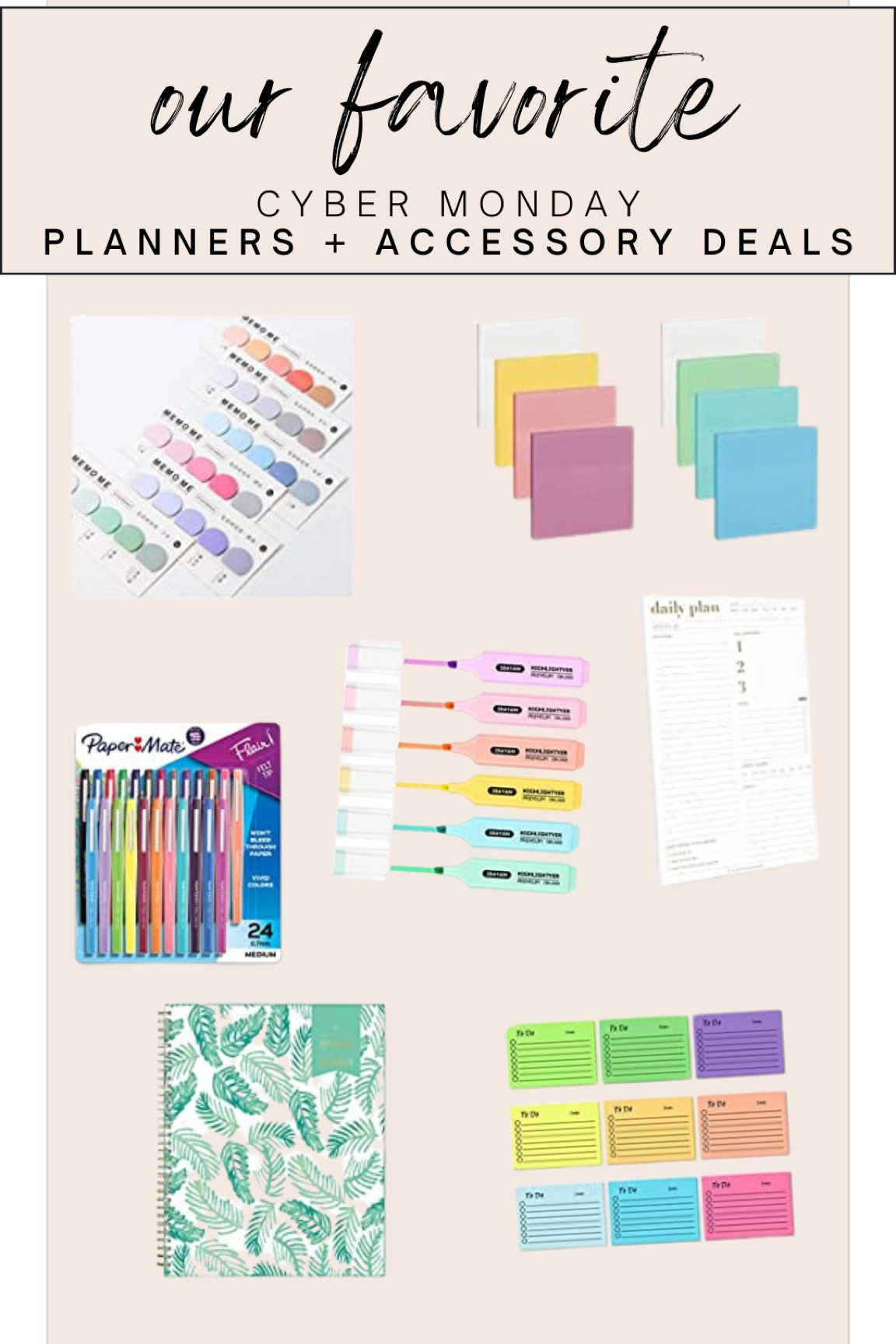Our favorite planners and planner accessories all on sale for Cyber Monday!

#LTKGiftGuide #LTKsalealert #LTKCyberweek