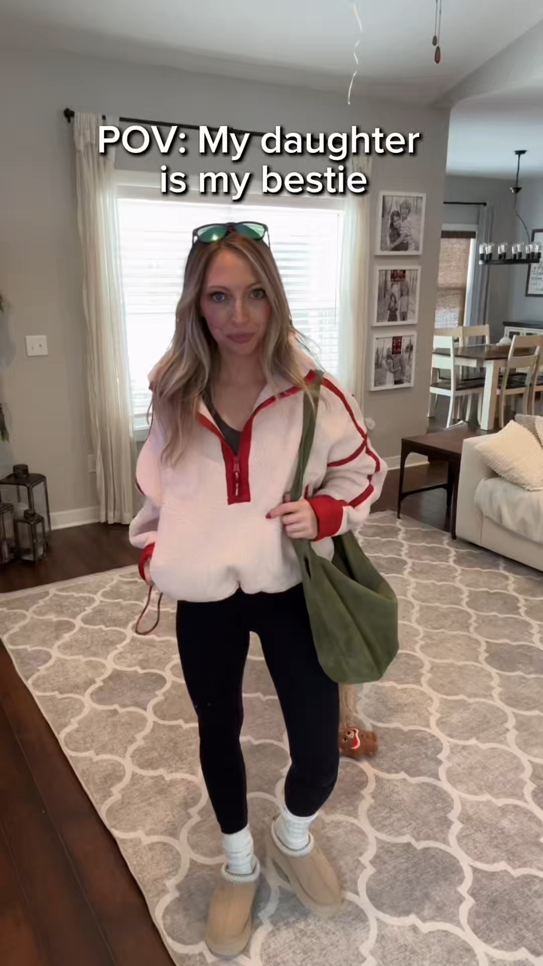 Everyday Leggings Outfit with Free People Mountain High Fleece & UGG Tazz

This cozy leggings outfit is one I reach for nonstop once the temps drop. The Free People Mountain High Fleece is soft, warm, and perfectly slouchy, making it an easy throw-on layer for everyday wear. It pairs effortlessly with Lululemon Wunder Train leggings, which are supportive, comfortable, and hold their shape all day.

Finished with UGG Tazz, this outfit is perfect for casual mom life, travel days, errands, and lounging while still looking put together. The relaxed fit makes it easy to layer without feeling bulky, and the whole look is comfortable enough to wear from morning to night.

If you’re building a cold-weather capsule wardrobe or want a cozy leggings outfit you’ll wear on repeat, this combo is a staple.

👉 Linked here in my usual sizes.
#OOTD #Leggings #cozy 


#LTKSeasonal