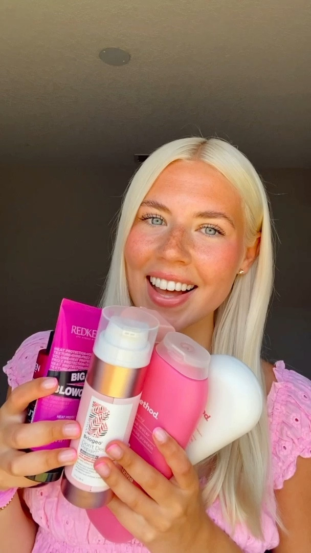 hair wash day only using PINK products💓🌸💖🎀 

#LTKBeauty