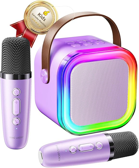 Kinglucky Mini Karaoke Machine for Kids & Girls Age 3–12, 2025 Top Christmas & Birthday Gift fo... | Amazon (US)