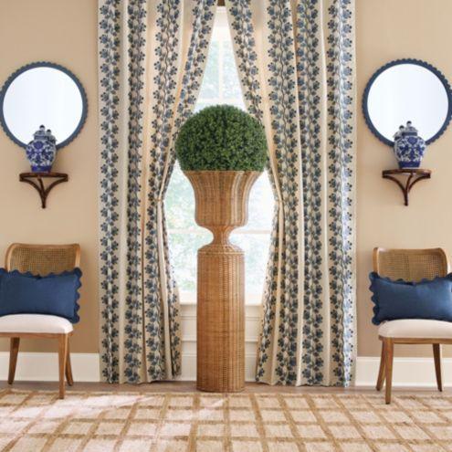 Winslow Woven Urn & Pedestal | Ballard Designs, Inc.