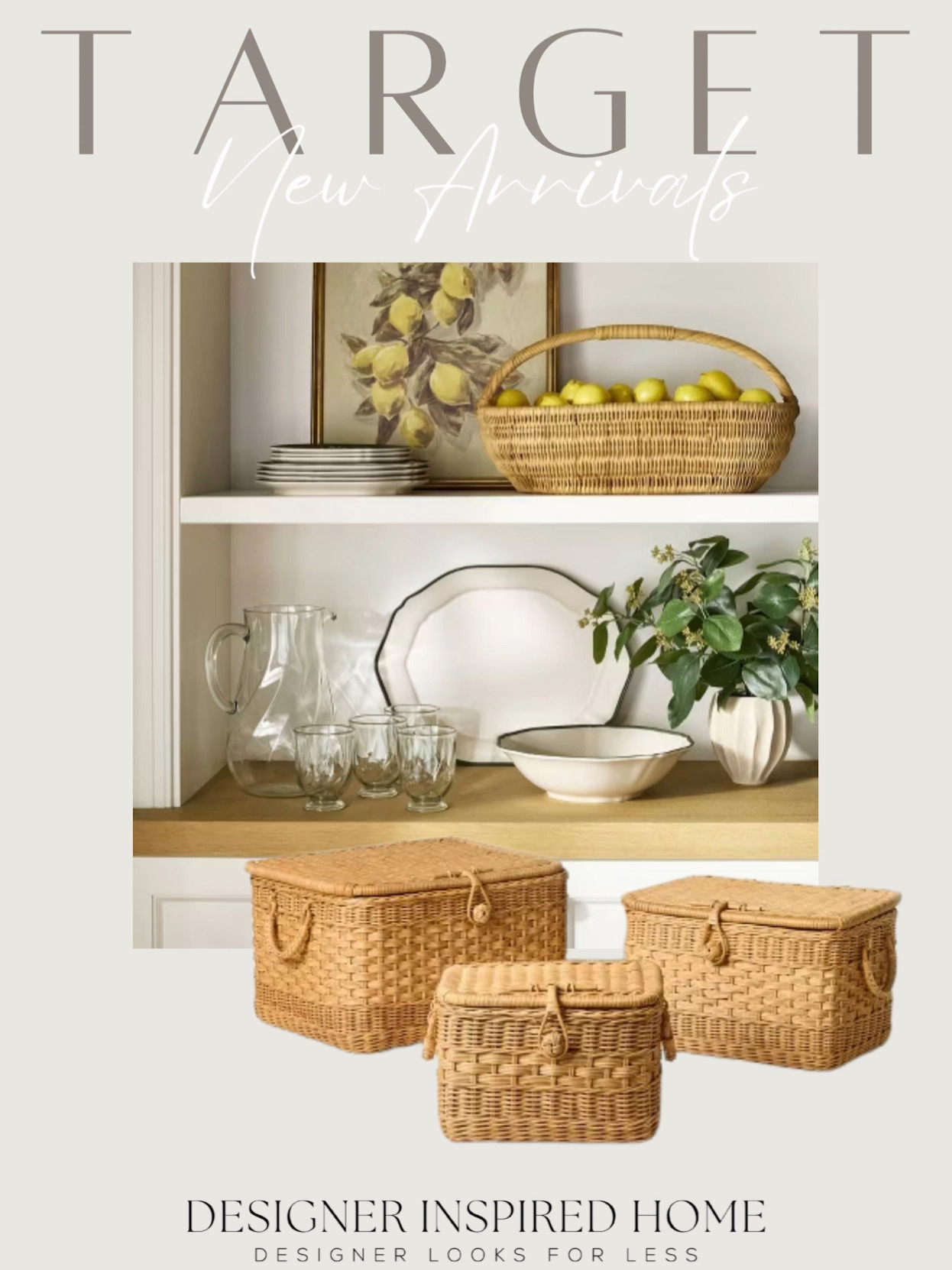 New arrival baskets from Studio McGee! 

#LTKHome #LTKFindsUnder50