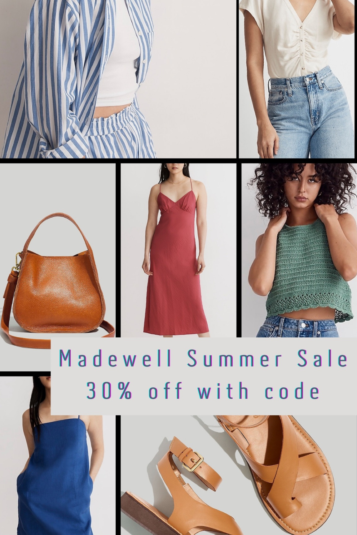 Madewell summer sale 30% off with code WARMUP.
Summer clothes, tops, dresses, handbags, sandals, accessories

#madewellsale #madewell #summerclothes #fashionfinds #summersale

#LTKfit #LTKunder100 #LTKFind