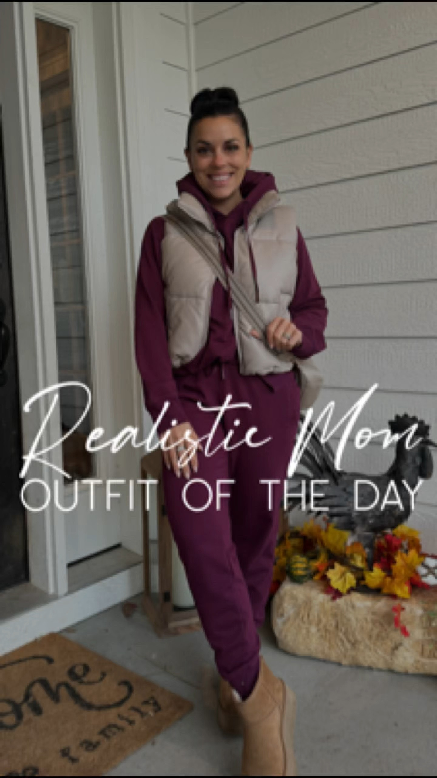 Coming at you with some realistic Mom fashion this morning ☕️ This comfy 2 piece sweat set from Walmart is a no brainer! I’ve had it for over 2 years and it’s a weekly go to! So comfy, affordable and petite friendly! I’m 5 feet wearing a small for reference. I paired it with my favorite Amazon sling bag and you can of course never go wrong with a pair of UGGs.

#affordablefashion #petitefashion #Walmartfashion 