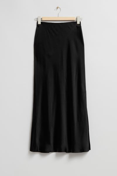 Midirock aus Satin | H&M (DE, AT, CH, NL, FI)