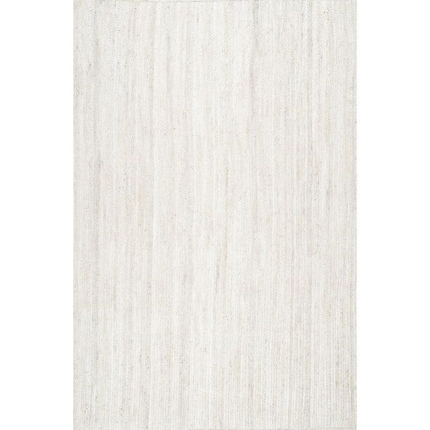 nuLOOM Contemporary Solid Print Woven Hand-Made Area Rug, 96 in x 120 in - Walmart.com | Walmart (US)