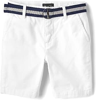 The Children's Place Boys' Belted Chino Shorts | Amazon (US)