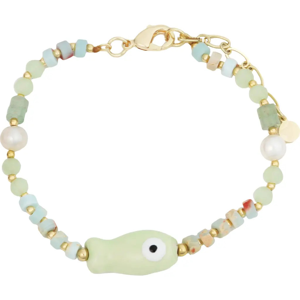 Panacea Mint Fish Bracelet in Green at Nordstrom | Nordstrom