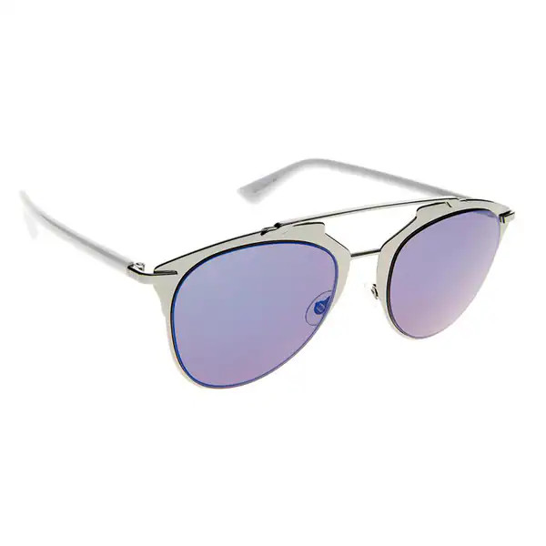 Dior Dior Reflected/S TUY XT Dark Ruthenium Blue Metal Aviator Sunglasses Sky Blue Mirror Lens | Bed Bath & Beyond