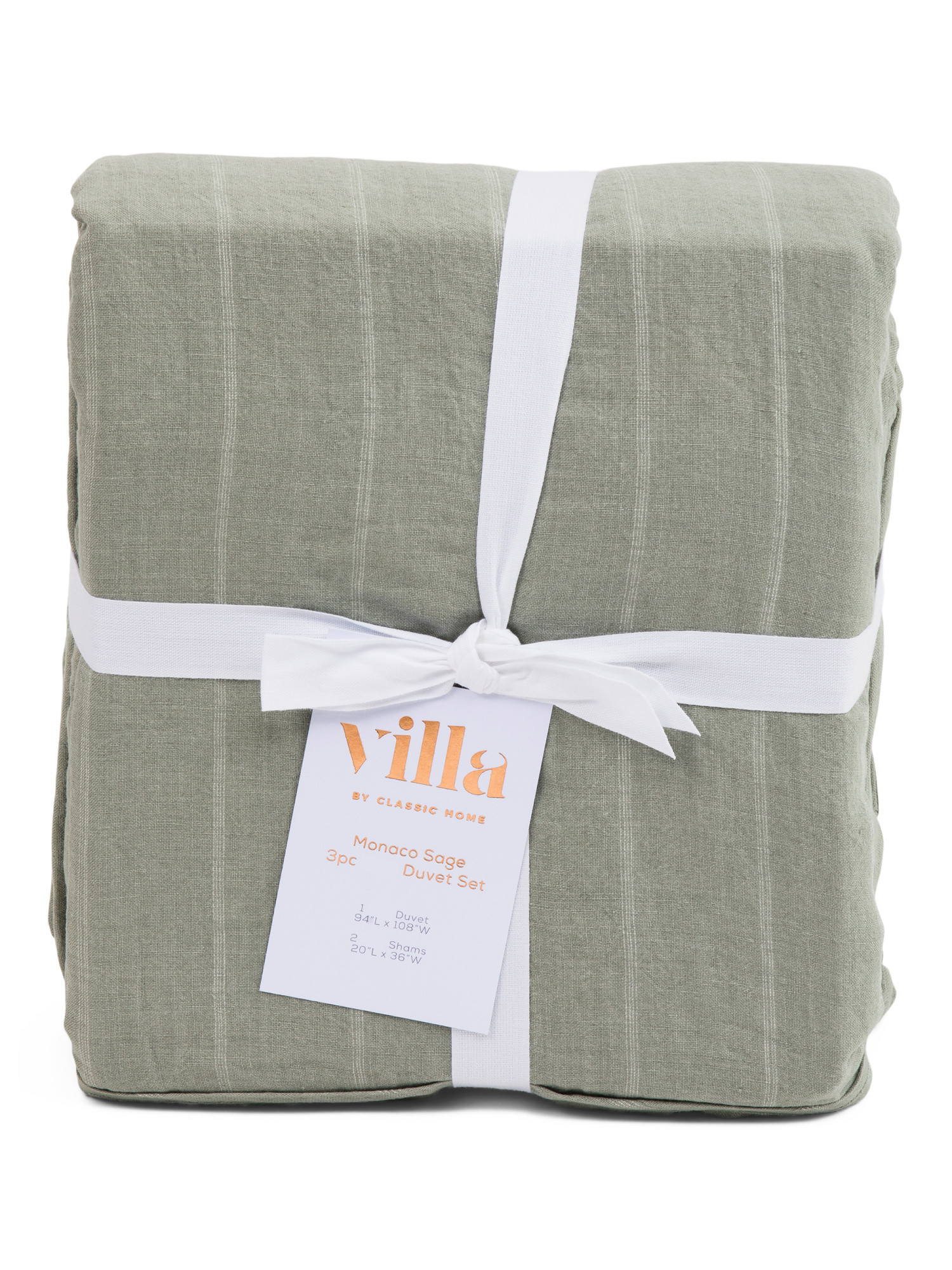 Belgian Flax Linen Blend Duvet Set | TJ Maxx