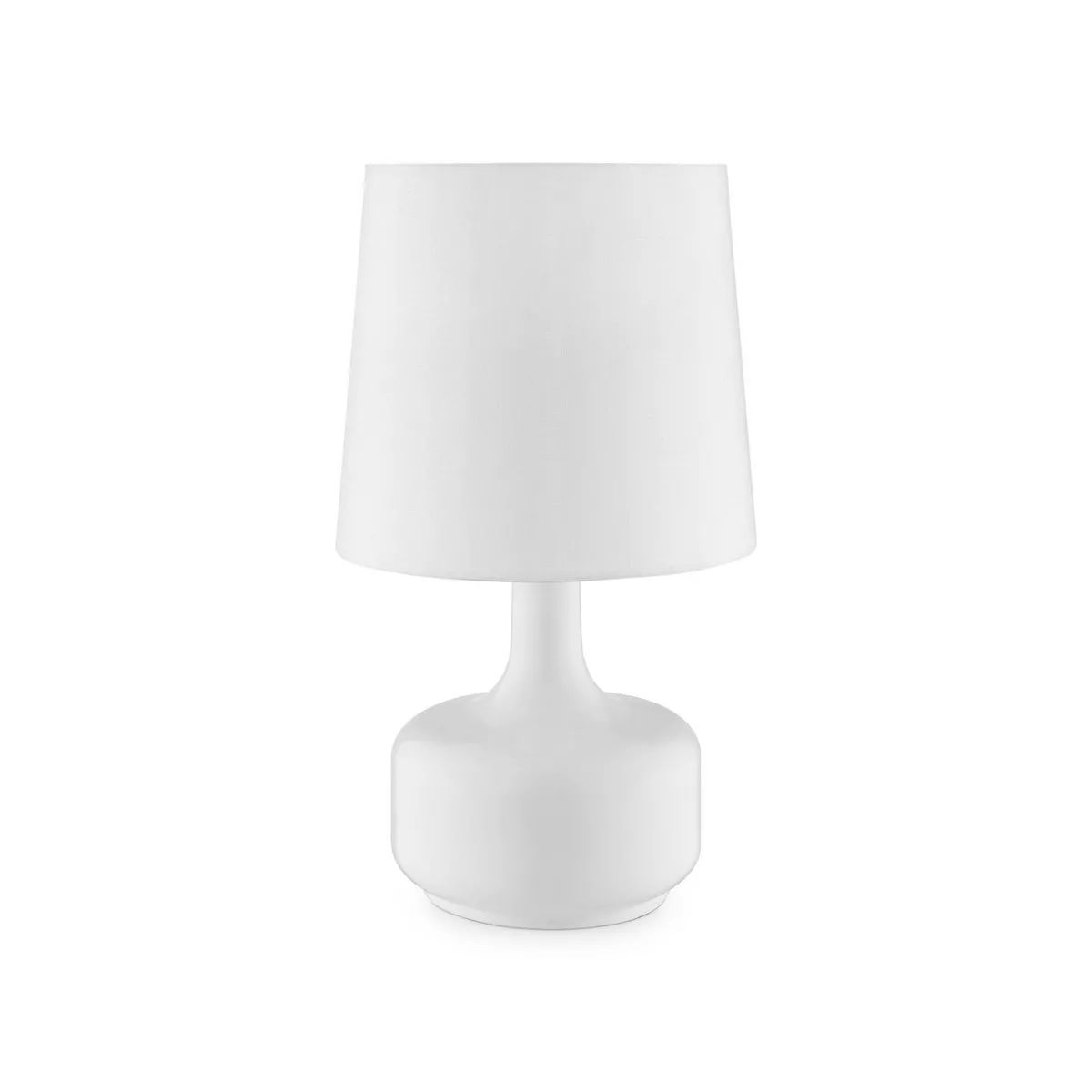 17.25" Modern Metal Table Lamp with Touch Sensor White - Ore International | Target