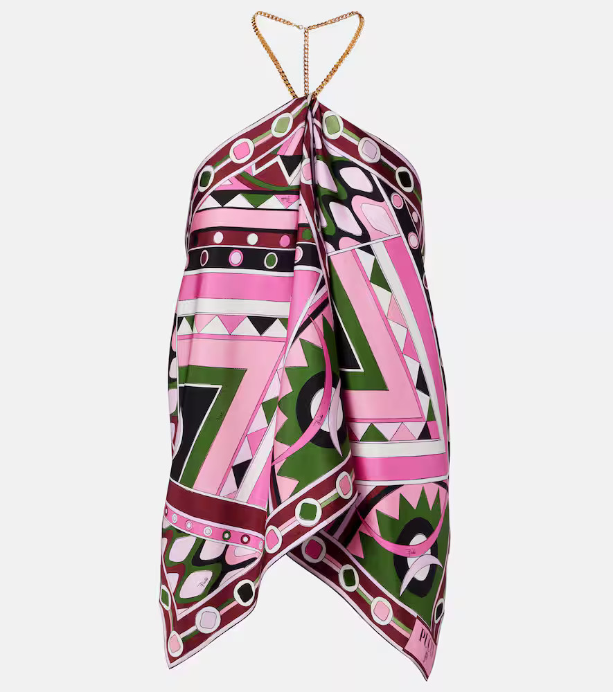 Pucci Vivara silk satin top | Mytheresa (US/CA)