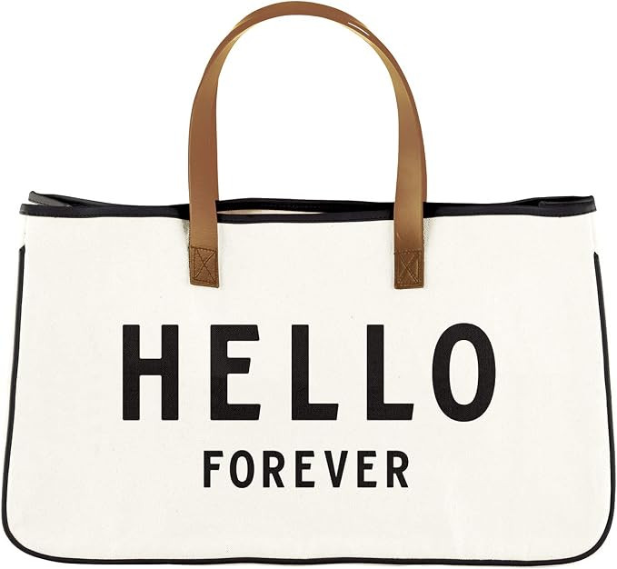 Santa Barbara Design Studio Wedding Collection Canvas Tote Bag, Large, Hello Forever | Amazon (US)