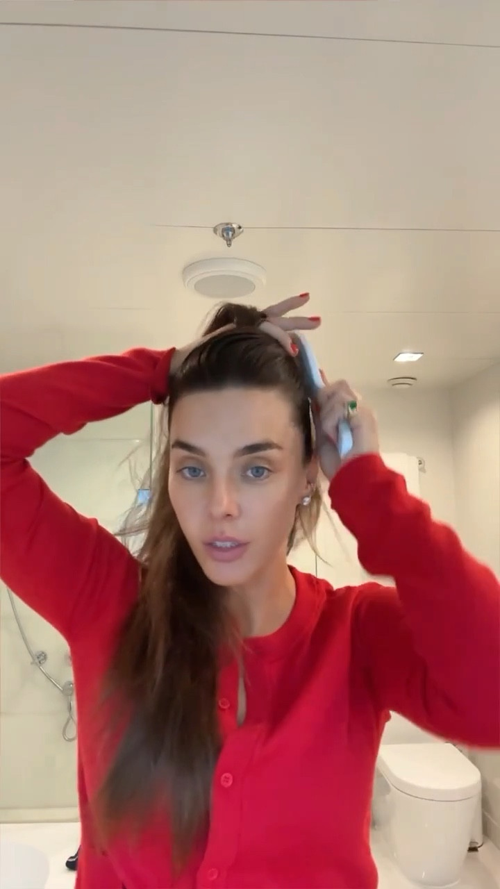 The scalp  trifecta: scalp brush, Mason Pearson brush, and a scalp massager