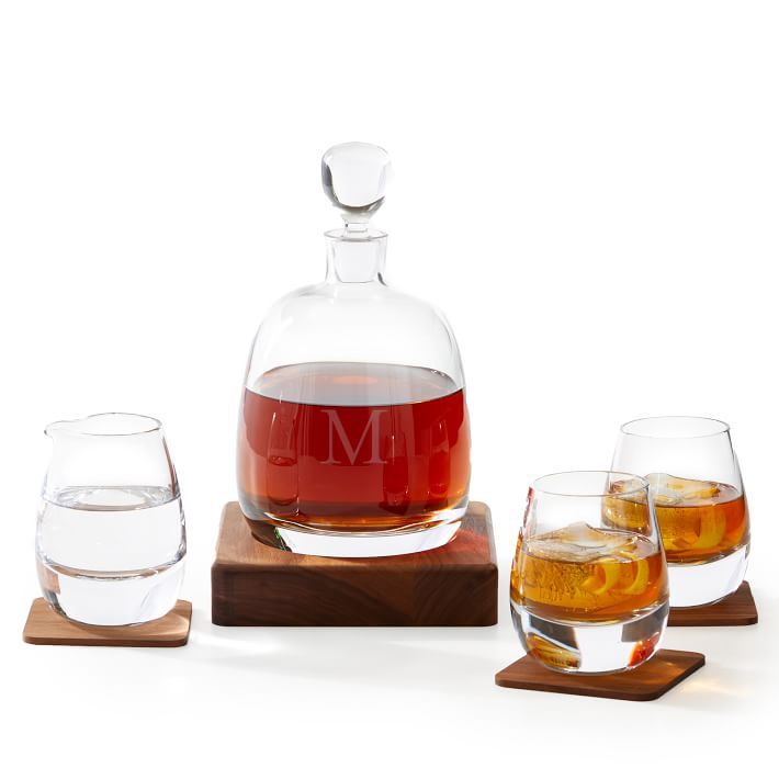 ISLAY HAND BLOWN GLASS DECANTER SET | Mark and Graham