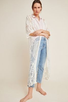 Angelica Lace Duster Kimono | Anthropologie (US)