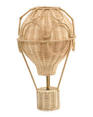 11.5x19 Woven Rattan Air Balloon Light Up Lamp | Home | Marshalls | Marshalls