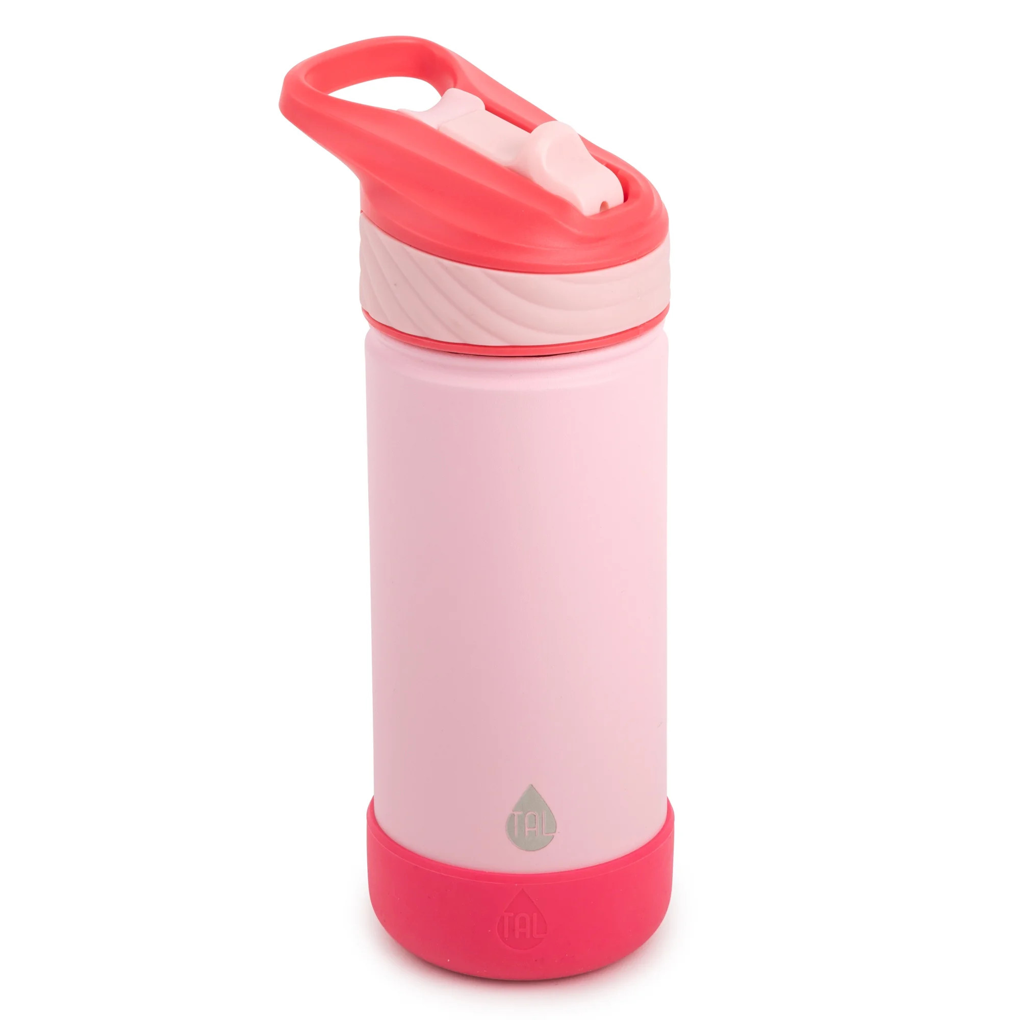 TAL Stainless Steel Ranger Straw Kids Water Bottle 18oz, Pink | Walmart (US)