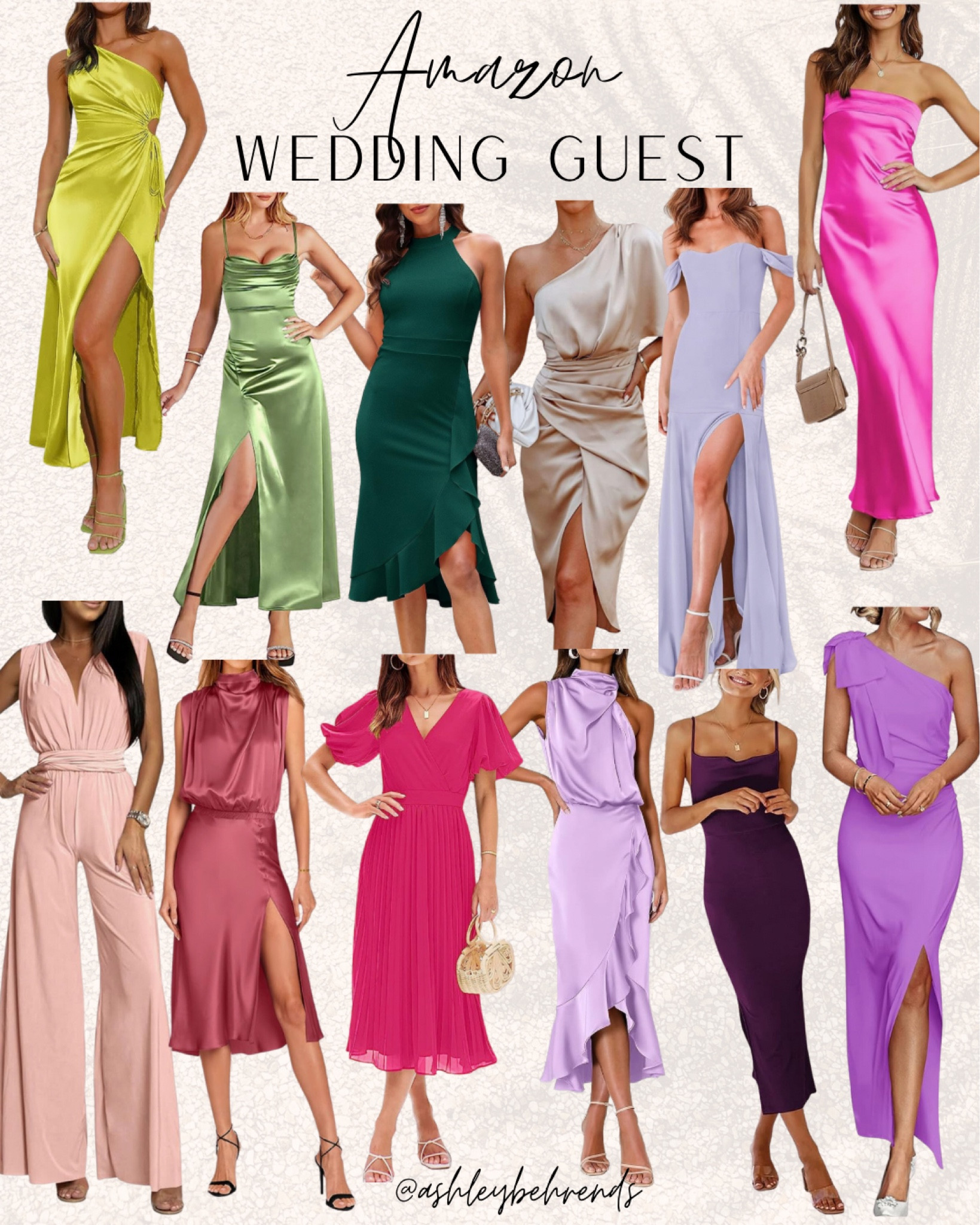 Amazon wedding guest dresses 👗💒🥂
Fall fashion, dresses, semi formal, wedding attire, outfit inspo 
#weddingguestdresses #weddingguestoutfits #mididress #maxidress #jumpsuit #ootn #formalwear #affordablefashion #blacktie #satin #semiformal #amazonfashion #fallfashion 

#LTKstyletip #LTKwedding #LTKunder50